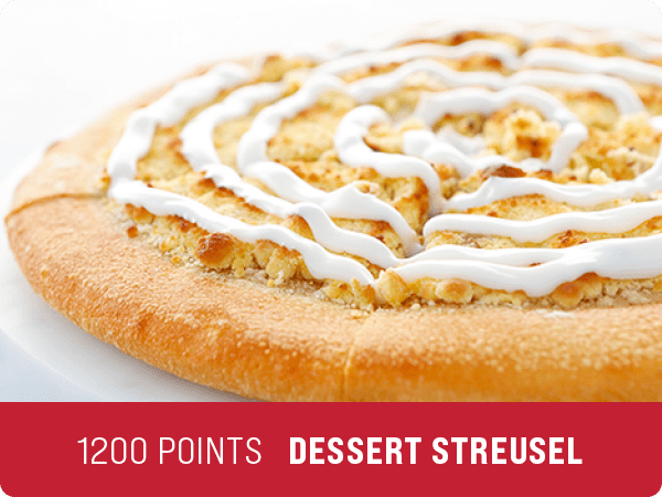 1200 Points Dessert Streusel