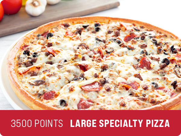 3500 Points Large Specialty Pizza