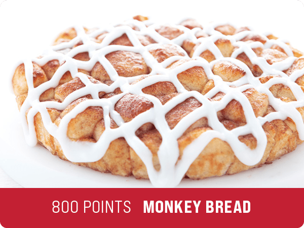 800 Points Monkey Bread